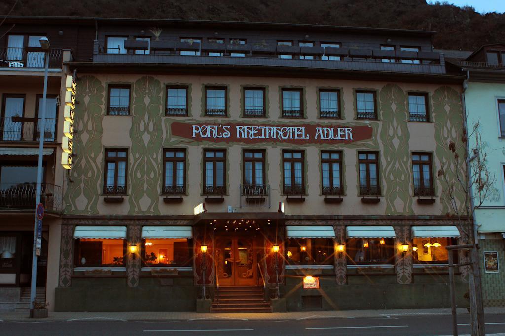 Pohl's Rheinhotel Adler Sankt Goarshausen Exterior foto
